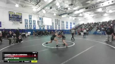 125 lbs Champ. Round 1 - Andrea Trejo-Carmona, South El Monte vs Angelica Rojas, Azusa