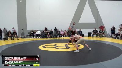 90 lbs Round 4 (6 Team) - Cashton Treuthardt, Team Nazar Training Center vs Braxtyn Barnett, Beast Mode