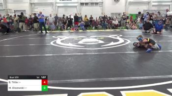 60-B lbs 7th Place - Broderick Tittle, OH vs Maverick Olszewski, NY