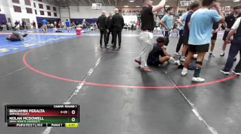125 lbs Champ. Round 1 - Benjamin Peralta, Simpson (Calif.) vs Nolan Mcdowell, Siena Heights University