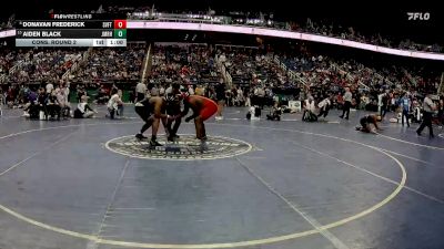 3A 285 lbs Cons. Round 2 - Aiden Black, Jay M. Robinson High School vs Donavan Frederick, Seventy-First