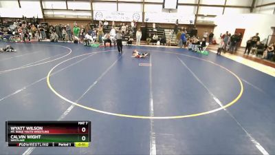 42 lbs Quarterfinal - Calvin Wight, Westlake vs Wyatt Wilson, Mt. Ridge Youth Wrestling