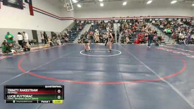 126 lbs Quarterfinal - Lucie Puytorac, Comal Smithson Valley (Girls) vs Trinity Rakestraw, Tecumseh