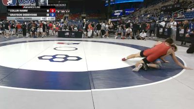 165 lbs Cons. Semis - Collin Hamm, Wisconsin vs Grayson Debevoise, Ohio
