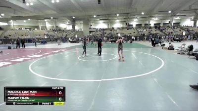 95 lbs Champ. Round 2 - Maksim Crain, Seymour Youth Wrestling vs Maurice Chatman, Blackman Wrestling Club