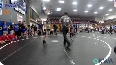 62 lbs Rr Rnd 1 - Addy Chay, Harrah Little League Wrestling vs McKynna Scott, Noble Takedown Club