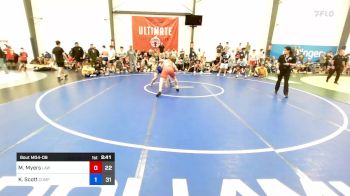 83 kg Quarterfinal - Macon Myers, LAW vs Kyle Scott, Compound/RPW