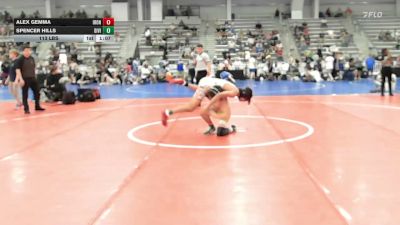 113 lbs Rr Rnd 3 - Alex Gemma, Iron Faith Gold - HSB vs Spencer Hills, Division-1 Training Center - HSB