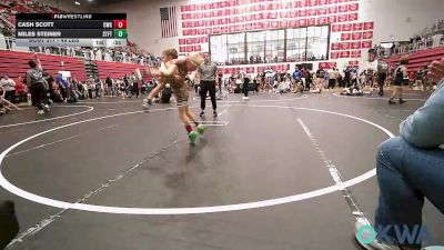 49 lbs Semifinal - Cash Scott, Cowboy Wrestling Club vs Miles Steiner, Standfast