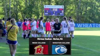Replay: Regis College vs Wheaton (MA) | Aug 31 @ 4 PM