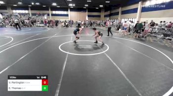 120 lbs Consi Of 32 #2 - Vince Partington, Team Thunder vs Ethan Thomas, Elite