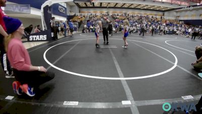 61 lbs Rr Rnd 2 - Bexley Leisinger, Choctaw Ironman Youth Wrestling vs Kade Benn, Smith Wrestling Academy