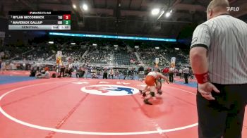 4A-190 lbs Semifinal - Michael Swan, Natrona County vs Trayson Hastings, Sheridan