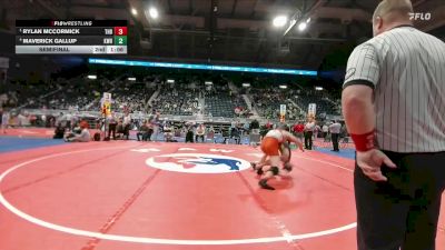 4A-190 lbs Semifinal - Michael Swan, Natrona County vs Trayson Hastings, Sheridan