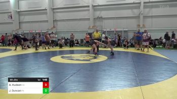 96-J lbs Consi Of 8 #2 - Ayden Hudson, OH vs James Duncan, PA