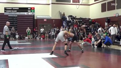 157 lbs Cons. Round 3 - Owen Klaas, Fennimore vs Tommy Tanner, Hinton