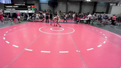 132 lbs Semifinal - Gabriel Easey, Compound Wrestling vs Logan Hill, Grindhouse Wrestling