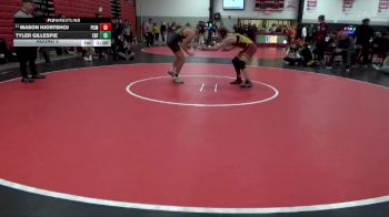 157 lbs Round 3 - Mason Hjortshoj, PCM, Monroe vs Tyler Gillespie, Eddyville-Blakesburg-Fremont