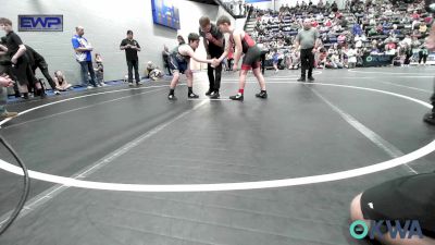 110 lbs Semifinal - Ian Feuerbach, Pauls Valley Panther Pinners vs Hunter Pfaff, Newcastle Youth Wrestling