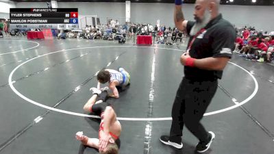 144 lbs Tyler Stephens, Team Maryland vs Mahlon Pobstman, Arizona