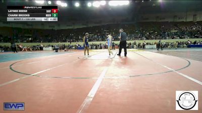138 lbs Round Of 64 - Laynee Reese, Bartlesville JH vs Charm Brooks, Moore JH