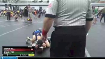 92 lbs Round 4 (6 Team) - Dylan Myer, Olympia vs Colton Bell, The Hunt