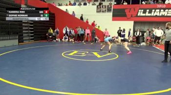 120 lbs Quarterfinal - Kambria Ries, East Buchanan vs Sophie Norman, Iowa City Liberty