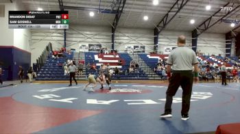 125 lbs Cons. Semi - Sam Gosnell, Montreat College vs Brandon Didat, Pikeville