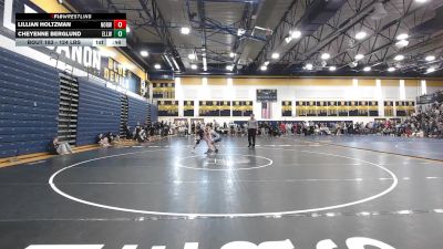 124 lbs Consy 1 - Lillian Holtzman, Norwin vs Cheyenne Berglund, Ellwood City