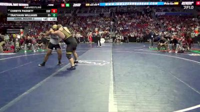 2A-285 lbs Cons. Round 2 - Trayvahn Williams, Iowa Falls-Alden vs Corbyn Padgett, Eddyville-Blakesburg-Fremont