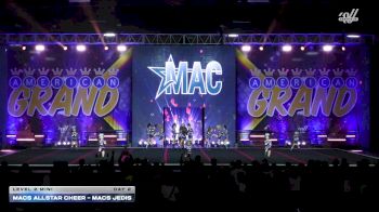Macs Allstar Cheer - MACS JEDIS [2025 L2 Mini Day 2] 2025 The American Grand Grand Nationals