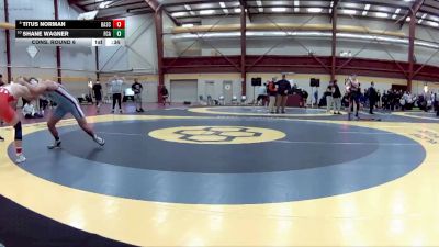 165 lbs Cons. Round 6 - Shane Wagner, Faith Christian Academy vs Titus Norman, Baylor School