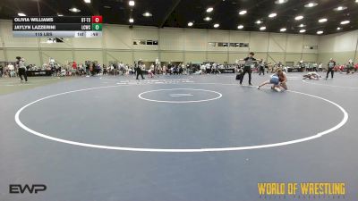 115 lbs Final - Olivia Williams, Best Trained 7-12 TX vs Jaylyn Lazzerini, Lost City Wrestling Club