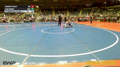 73 lbs Consi Of 8 #2 - Garrett Raley, Beebe Trained Wrestling vs Liam Brent, Massa's Maniacs