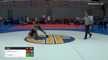 147 lbs Quarterfinal - Gus Valdovinos, Bakersfield vs Christian Navida, Poway