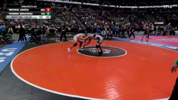190-4A 5th Place Match - Dominic Benavidez, Pueblo East vs Michael Garcia, Roosevelt High School