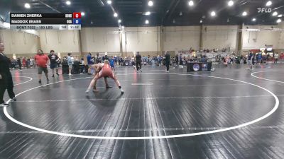 150 lbs Round Of 16 - Damien Zherka, Sons Of Thunder, FL vs Maddox Iriass, Okaloosa Wrestling Academy