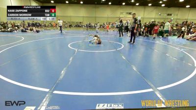 40 lbs Rr Rnd 5 - Kase Zappone, Regulators 9U 2 vs Carson Morrow, Team Savage 9U