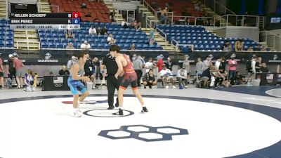 126 lbs Cons. Rd Of 32 - Kellen Schoeff, Indiana vs Erik Perez, Florida