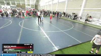 78 lbs Champ. Round 1 - Boston Waldo, Lakeland WC vs Luke Abbott, Sanderson Wrestling Academy