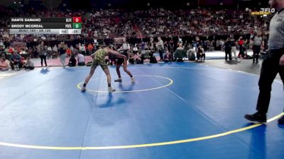 3A 126 lbs Cons. Round 1 - Brody McGreal, Potlatch vs Dante Samano, Glenns Ferry