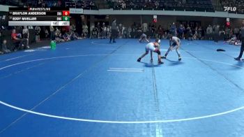 85 lbs Cons. Round 3 - Braylon Anderson, Siouxland Wrestling Academy vs Eddy Mueller, Bison Wrestling Club