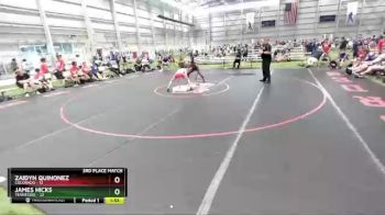 106 lbs Placement Matches (16 Team) - Zaidyn Quinonez, Colorado vs James Hicks, Tennessee