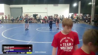 136 lbs Round 3 (8 Team) - Collin Hamm, Wisconsin vs Mason Redd, Utah