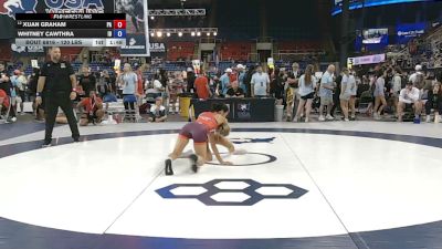 120 lbs Cons. Quarters - Xuan Graham, Pennsylvania vs Whitney Cawthra, Idaho