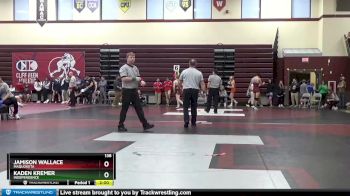 138 lbs Round 2 - Kaden Kremer, Independence vs Jamison Wallace, Maquoketa