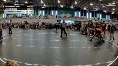 126 lbs Round 3 (4 Team) - Lucas Barrios, KONG HS vs Preston Williams, Cowboy WC