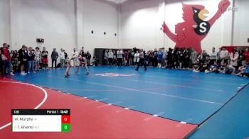 138 lbs Champ. Round 1 - Trenton Bivens, Madison vs Wesley Murphy, North Putnam
