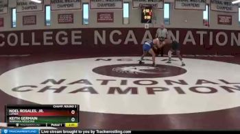 125 lbs Champ. Round 2 - Noel Rosales, Jr., Luther vs Keith Germain, Nebraska Wesleyan