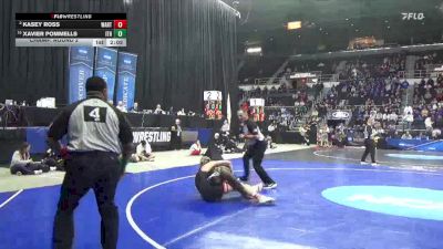 184 lbs Champ. Round 2 - Xavier Pommells, Ithaca vs Kasey Ross, Wartburg